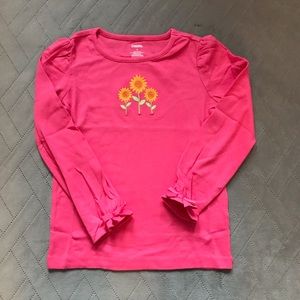 NWT Gymboree Sunflower Long Sleeve Shirt Sz 6